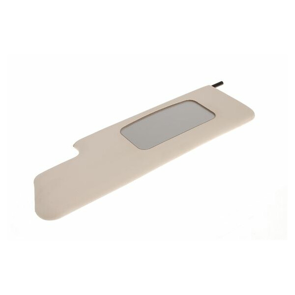SUN VISOR PASSENGER SIDE, WHITE WITH MIRROR, RHD