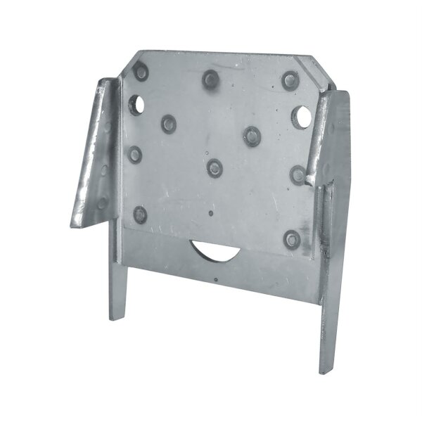 Montageplatte am Chassis f&uuml;r Stossd&auml;mpfer hinten, links