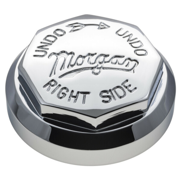 WHEEL SPINNER, KNOCK-ON OCTAGONAL 8TPI RH MWS CENTER CAP WITH MORGAN LOGO