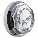 KNOCK-ON OCTAGONAL 8TPI RH MWS CENTER CAP WITH MORGAN LOGO
