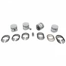 PISTON SET 8.9:1 CR, HIGH COMPRESSION, DISHED, +0.020&quot;