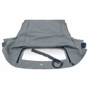 HOOD, VINYL, BLUE, ZIP WINDOW