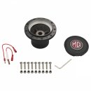 Boss-Lenkradnabe mit Emblem &quot;MG&quot;, 46mm, Midget 61-63