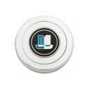Hupenknopf mit Emblem Triumph , Aluminium poliert, 46mm