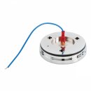Hupenknopf mit Emblem Triumph , Aluminium poliert, 46mm
