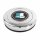 Hupenknopf mit Emblem Triumph , Aluminium poliert, 46mm
