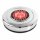 HORN PUSH ALUMINIUM POLISHED, AUSTIN-HEALEY EMBLEM, 46MM