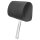 HEAD REST ASSEMBLY VINYL BLACK, COURSE GRAIN