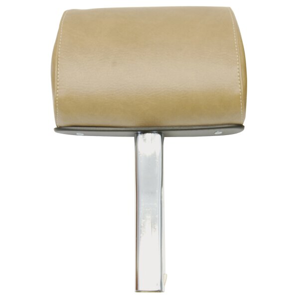 HEAD REST ASSEMBLY VINYL BEIGE, COURSE GRAIN