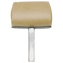 Kopfst&uuml;tze Vinyl beige, grobe Maserung