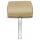 HEAD REST ASSEMBLY VINYL BEIGE, COURSE GRAIN