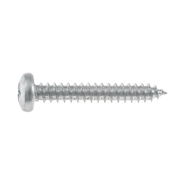 SCREW, SELF TAPPING, NO.10 X 1.1/4", POSIDRIVE PAN HEAD, PLATED
