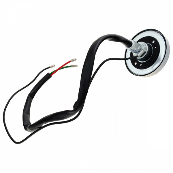 SIDE MARKER ROUND, GLASS CLEAR, RING STRAIGHT, L539, L52236