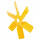 L&uuml;fterfl&uuml;gel 6-Blatt, Metall