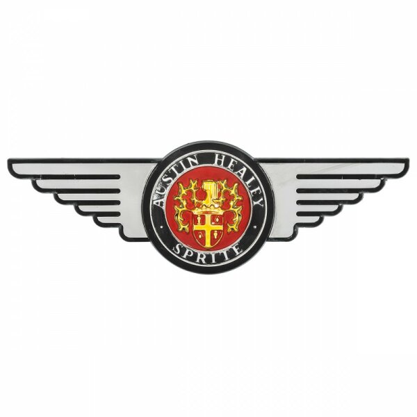 BADGE WINGED BONNET SPRITE 61-69 XBAD103