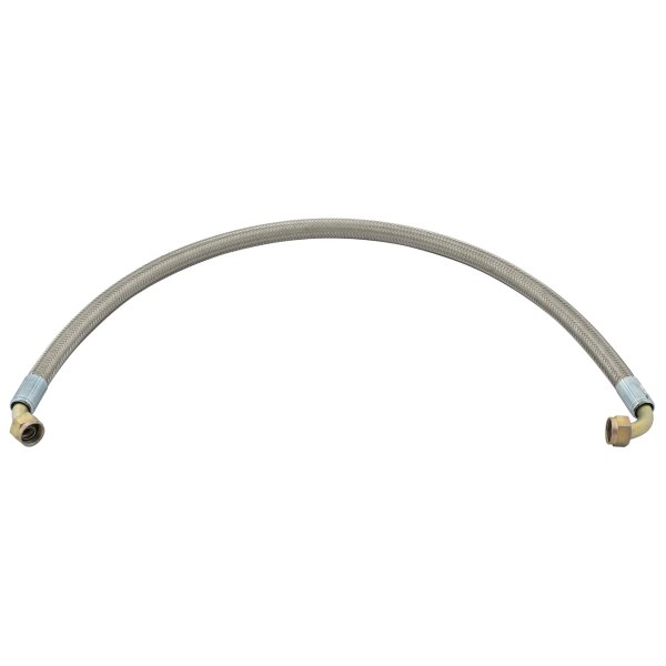 &Ouml;lschlauch, &Ouml;lk&uuml;hler zum Filter, Stahlflex, 33,5&quot; lang