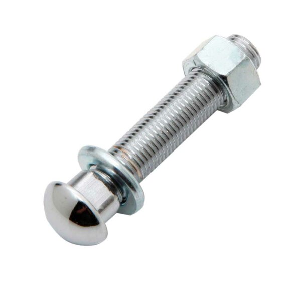 Chromschraube mit Mutter, Stossstange hinten mittig, 2"