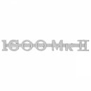 &quot;1600 MK II&quot;-Schrift-Emblem...