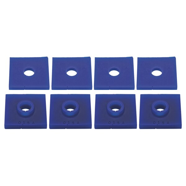 PAD SET, FRONT CROSSMEMBER MOUNTING, POLYURETHANE, AXLE SET