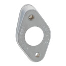 NUMBERPLATE LAMP BASE CONICAL, CHROME RH,  L534