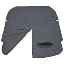TONNEAU VINYL BLACK, NO HEADREST, LHD
