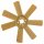 COOLING FAN, 7 BLADE, PLASTIC