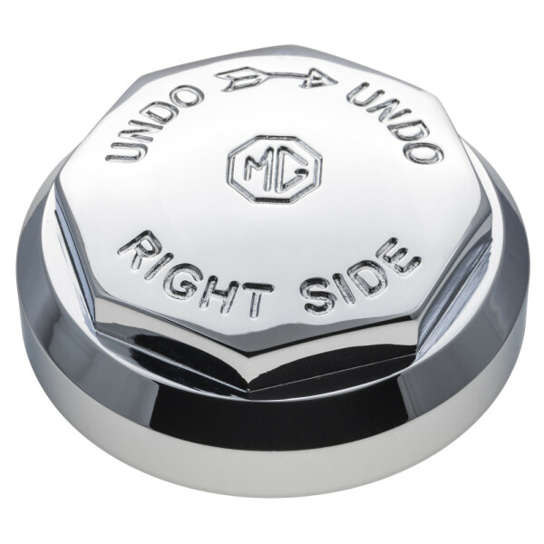 KNOCK ON OCTAGONE 12TPI RH MWS CENTER CAP WITH MG LOGO