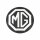 BADGE ROSTYLE HUB CAP SILVER/BLACK