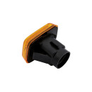 Seitenblinker orange, eckig, ohne Elektrik