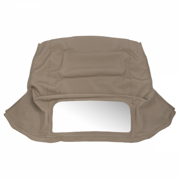 Verdeck Stoff "Durable Canvas"  tan, 1 Heckscheibe