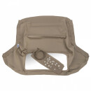 Verdeck Stoff "Durable Canvas"  tan, 1 Heckscheibe