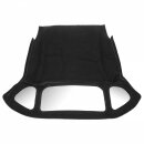 Verdeck Stoff Mohair schwarz, 3 Scheiben