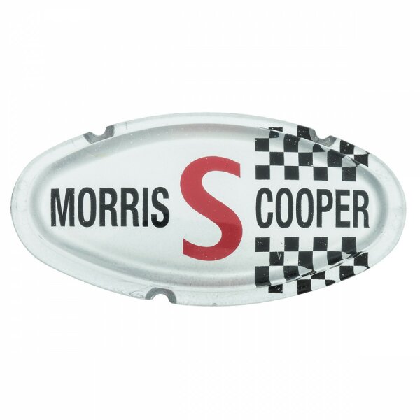 Einsatz Hauben-Embl.  &quot;Morris S Cooper&quot;  oval, Cooper S MK2