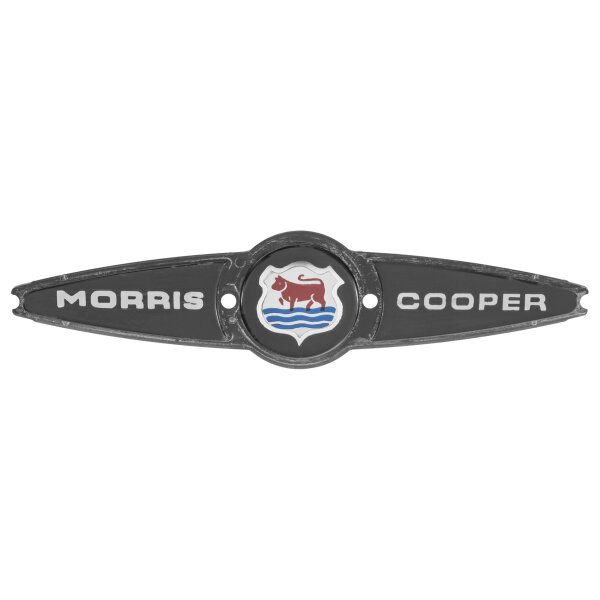 Einsatz Hauben-Emblem &quot;Morris Cooper&quot;, lang, Cooper MK2