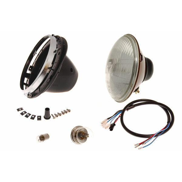 HEADLAMP ASSEMBLY P45T, WITH PILOT, 45/40W, LHD