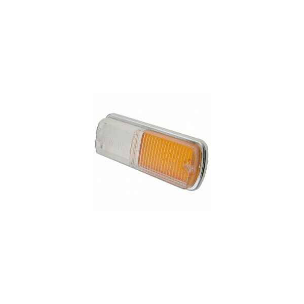INDICATOR LENS WHITE WITH ORANGE INSERT, PLASTIC, L811, L54579748