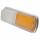 INDICATOR LENS WHITE WITH ORANGE INSERT, PLASTIC, L811, L54579748