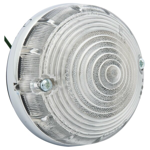 SIDE/REVERSE LAMP ROUND, CLEAR, COMPLETE, L691, L52750