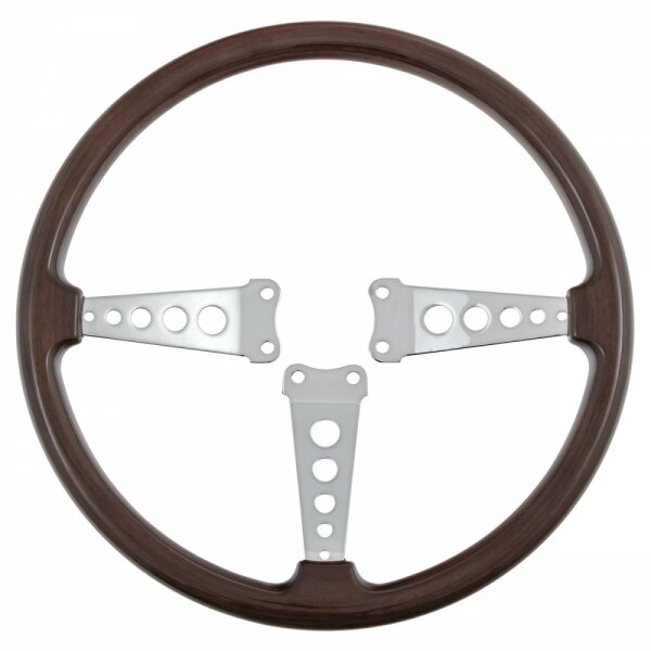 STEERING WHEEL WOODRIM 15&quot;, TOURIST TROPHY