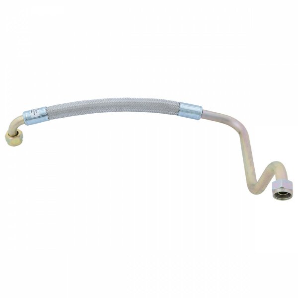 &Ouml;lleitung Filter zum K&uuml;hler,  Stahlflex