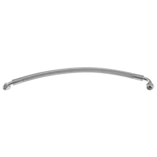 OIL PIPE STAINLESS STEEL BRAIDED, ENGINE TO FILTER
