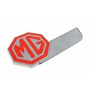 BADGE MGB GT SILVER/RED