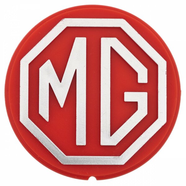 MG-Emblem rund, rot/silber