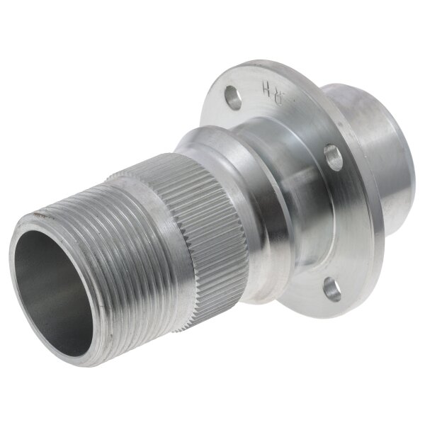HUB WIRE WHEEL FRONT, SPLINED, 8 TPI RH