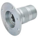 HUB WIRE WHEEL REAR, SPLINED, 8 TPI, LH