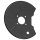 BRAKE PLATE BRAKE DISC FRONT LH