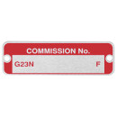 COMMISSION PLATE MGB ROADSTER