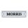 Plakette Ventildeckel    &quot;Morris&quot;     