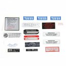 DECAL KIT MGC TOURER 67-69 US