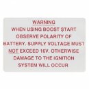 LABEL ELECTRIC WARNING